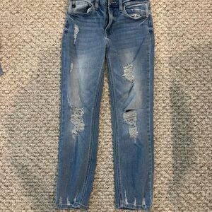 KanCan Distressed Light Blue Boyfriend Jeans